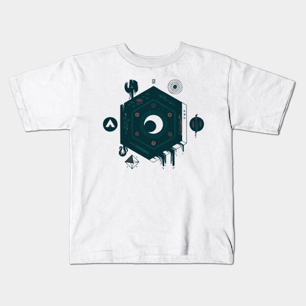 Crescent Kids T-Shirt by againstbound